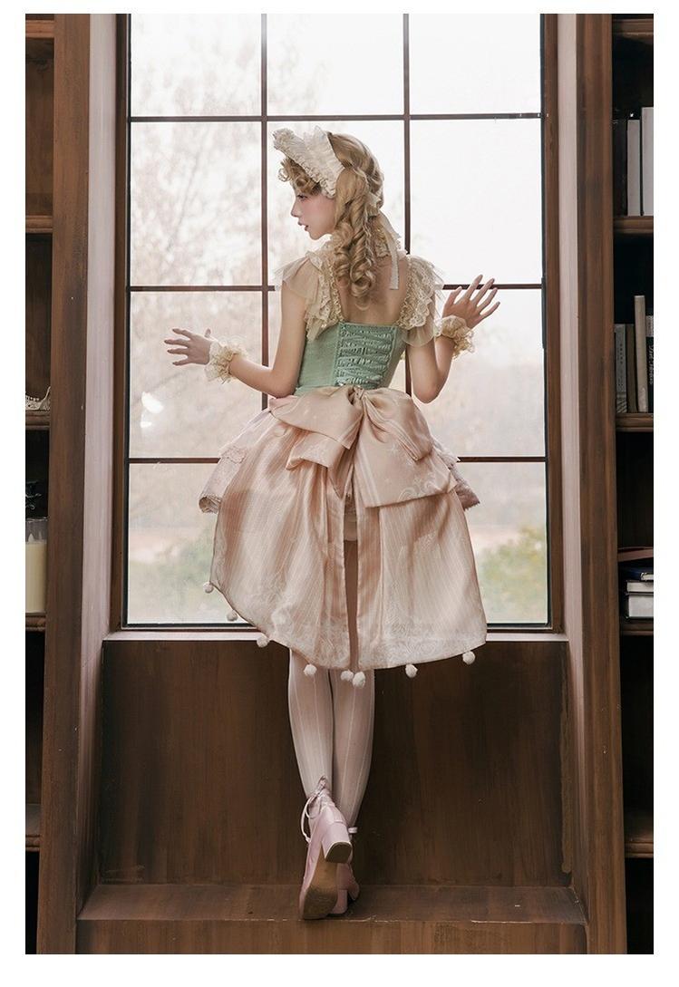 Nikki Tomorrow~Deer Dreaming~Sweet Lolita JSK Bodice Dress with Detachable Straps