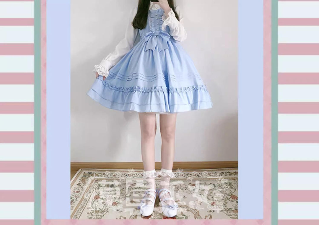 Strawberry Witch~Sweet Lolita JSK Multicolored Lolita Dress 40606:668424