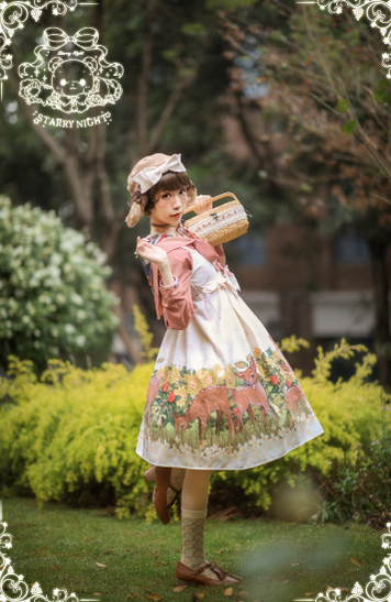 November Sakuya~Starry Night~Daily Kawaii Lolita Dress and Blouse   