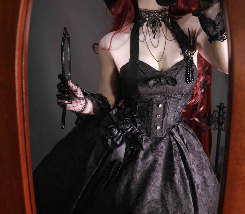 (BFM)Strawberry Duck~Gothic Lolita Dress White Lolita JSK 29578:357472