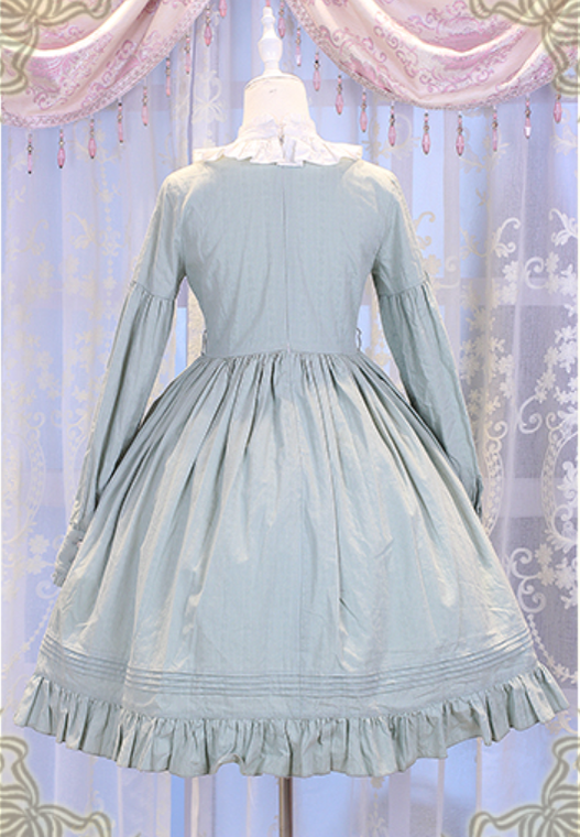 Chess Story~Vintage Lolita Long Sleeve OP Dress 14970:218744