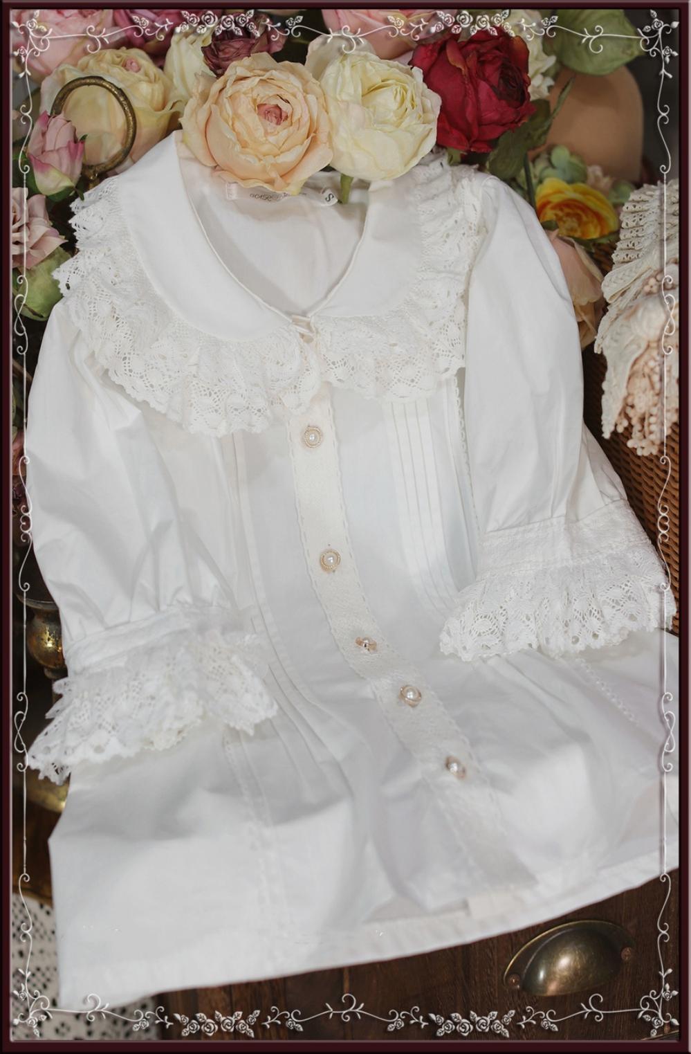 (BuyForMe) Tiny Garden~Antique Doll~Kawaii Cotton Lolita Blouse   