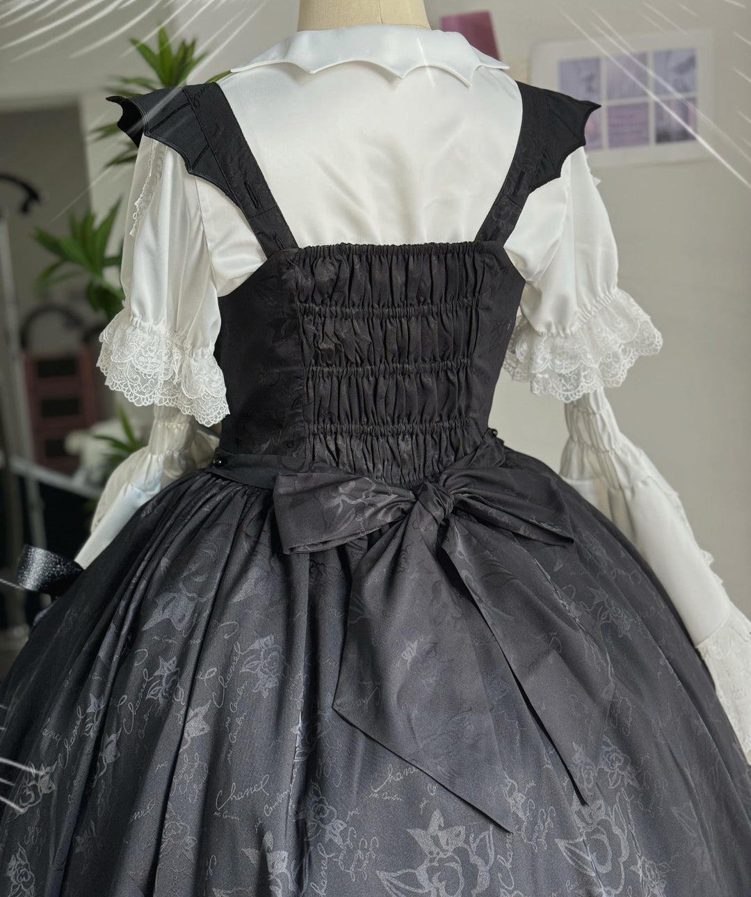 CastleToo~Night Rose~Elegant Ouji Lolita Suits With Lolita JSK And Shorts 39558:626914