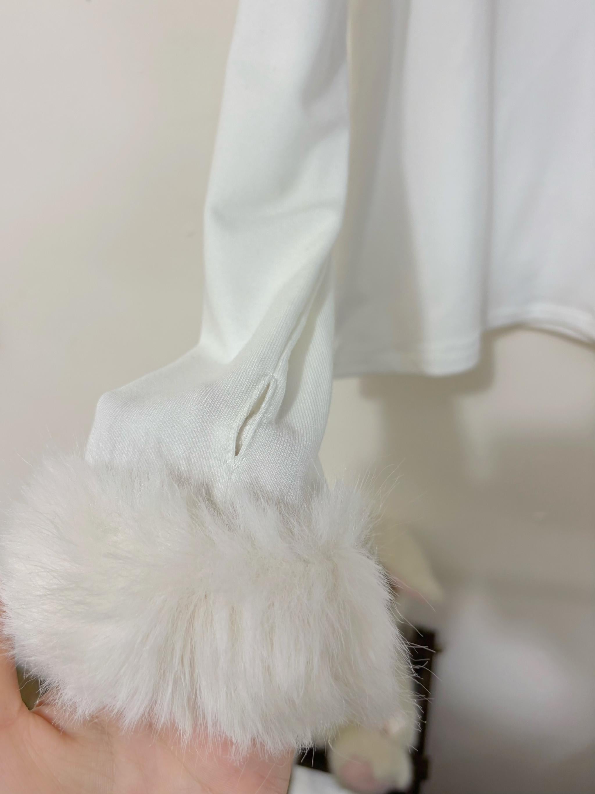 Mengfuzi - Kawaii Lolita High-neck Inner Wear, Fuzzy Cuffs 44185:798345