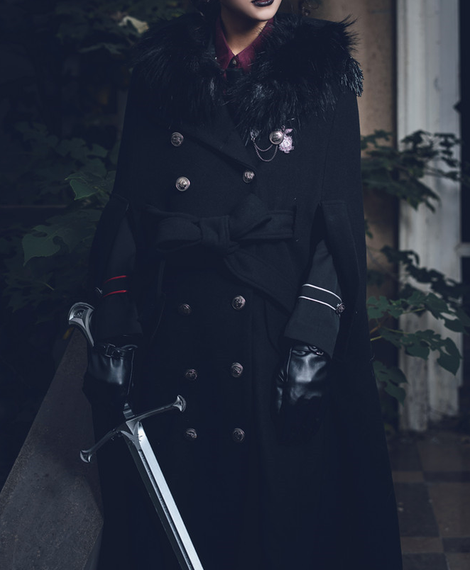 YourHighness~Gothic Lolita Suits Red Black Coat and SK   