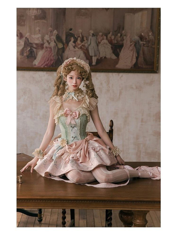 Nikki Tomorrow~Deer Dreaming~Sweet Lolita JSK Bodice Dress with Detachable Straps