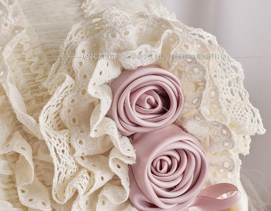 Classic Lolita BNT Headdress, Lace & Rose