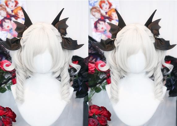 Dalao Home - Daily Lolita Curly Wig, Detachable Double Ponytail 44321:805525