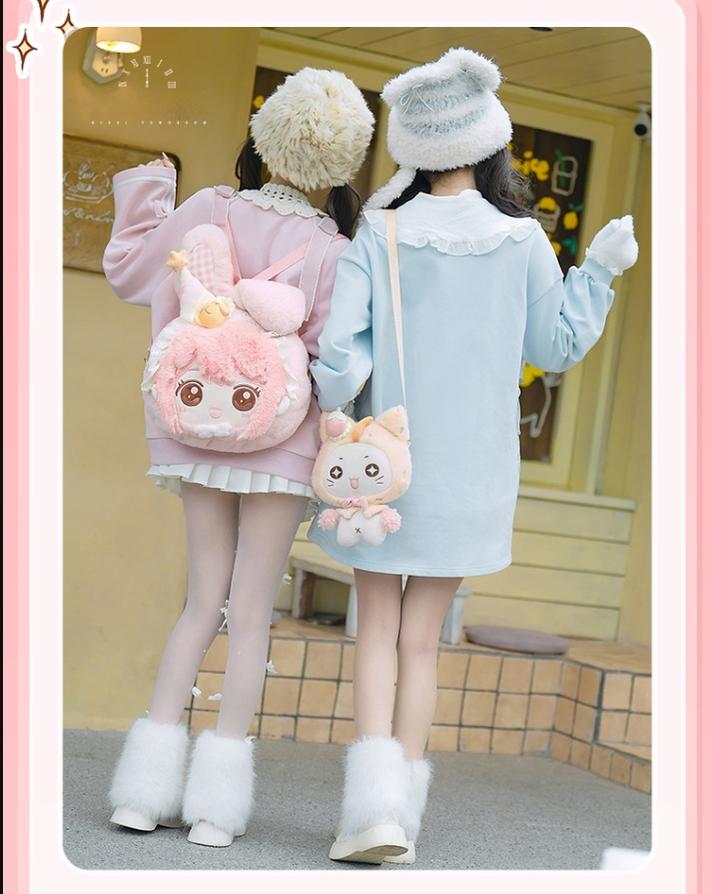 Nikki Tomorrow~Kawaii Lolita Plush Bag Cute Doll Backpack