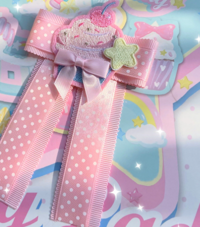 Bear Doll~1000SE~Lolita Sweet Corsage Hair Clip Pin Accessories   