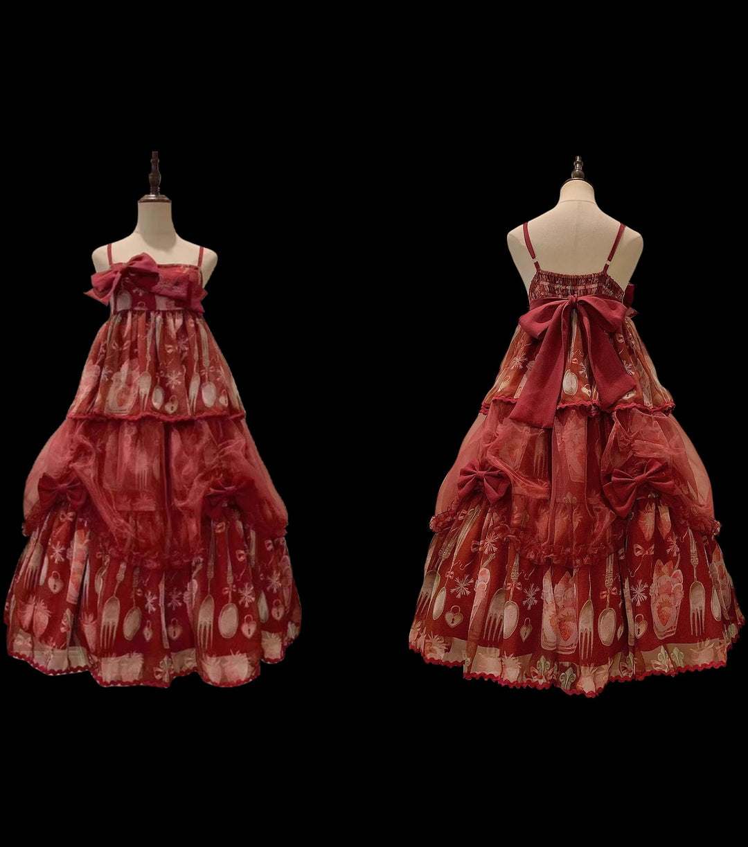 Babyblue~Strawberry Box~Sweet Lolita JSK With Strawberry Print (L M S XL) 42972:760744