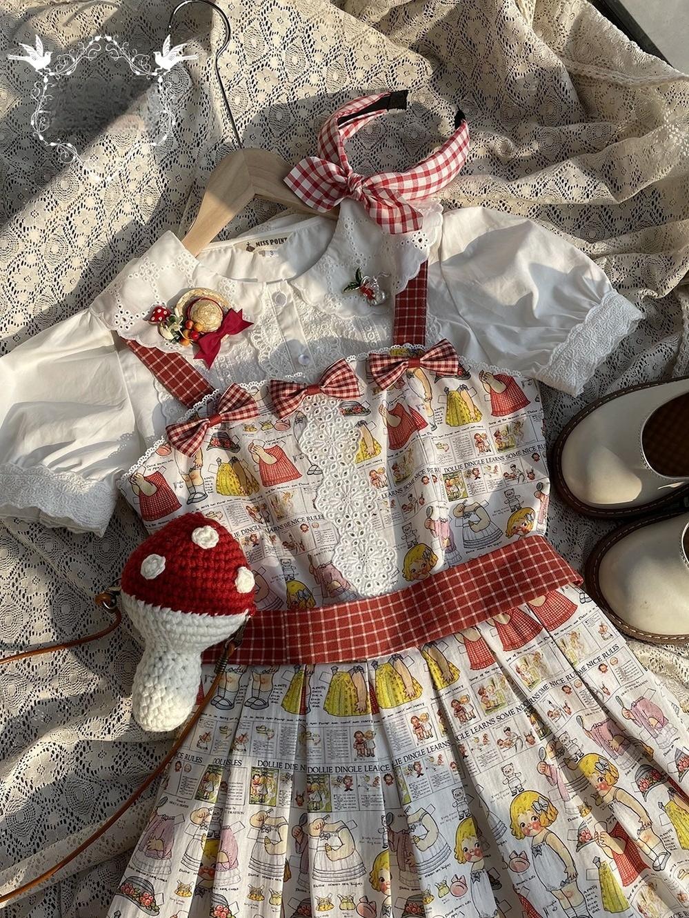 Miss Cube~Dress Up Dolls~Summer Kawaii Lolita JSK Dress Customized Size 42134:727975