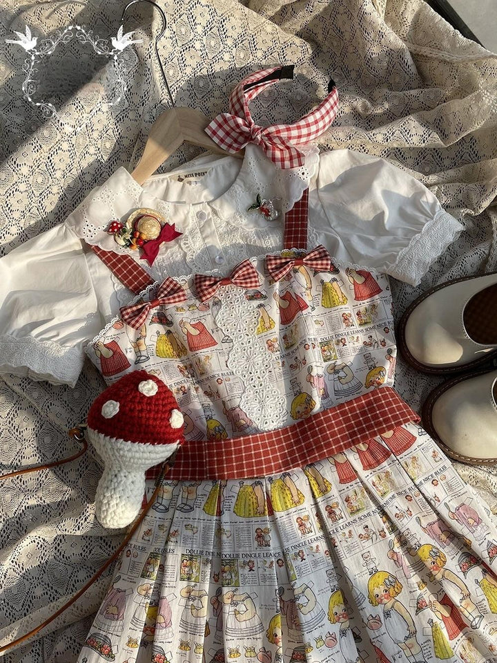 Miss Cube~Dress Up Dolls~Summer Kawaii Lolita JSK Dress Customized Size 42134:727975