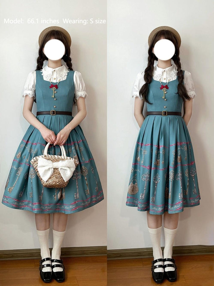 Miss Point~Antique Key~ Elegant Lolita JSK Retro Lolita Dress   