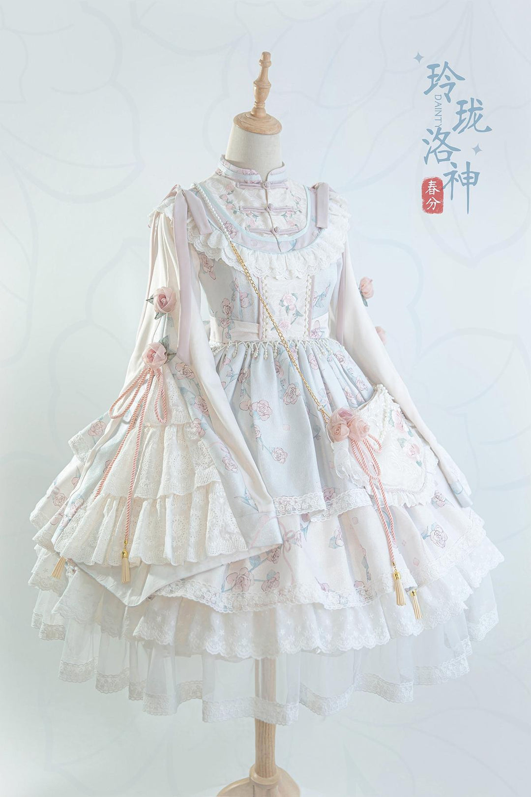 Bramble Rose~Exquisite Luo Shen~Qi Lolita OP Dress Chinese Style Lolita JSK (L M S) 41402:694244