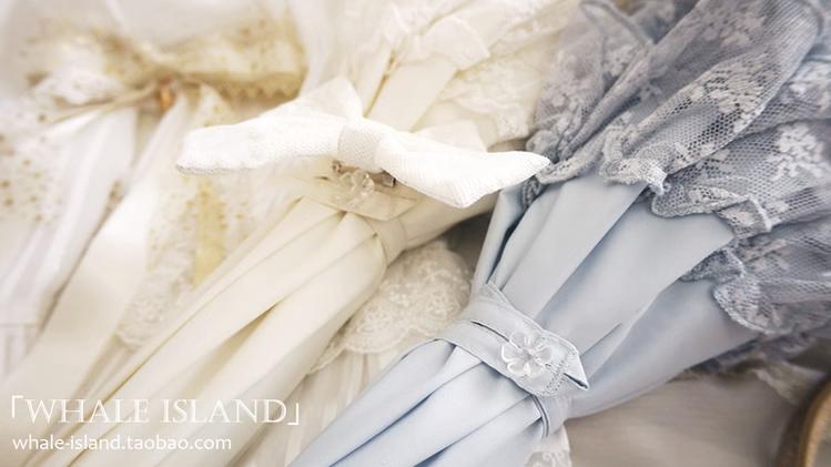 Whale Island - Laraine - Gorgeous Lolita Parasol Lace Umbrella Lolita Long Umbrella