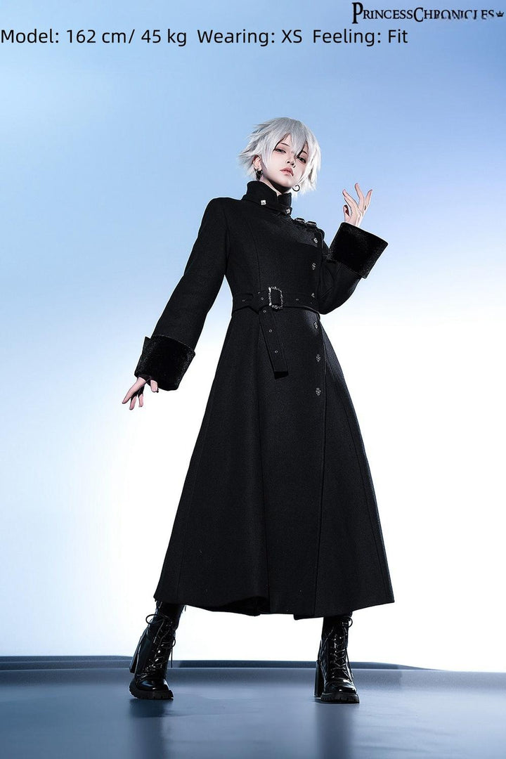 Princess Chronicles~Breakwave~Ouji Lolita Overcoat Retro Single-Breasted Handsome Coat