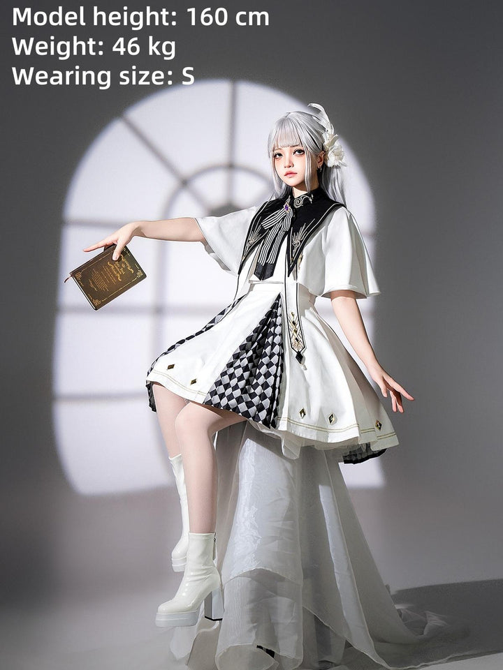 Your Princess~Eye of Truth~Elegant Gothic Lolita Dress Suit With Embroidery