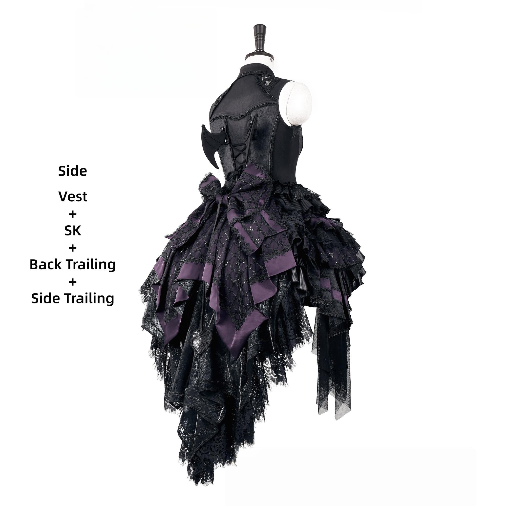 Holic - Gothic Lolita Adjustable Length Trailing, Wide Brim BNT 44886:824875