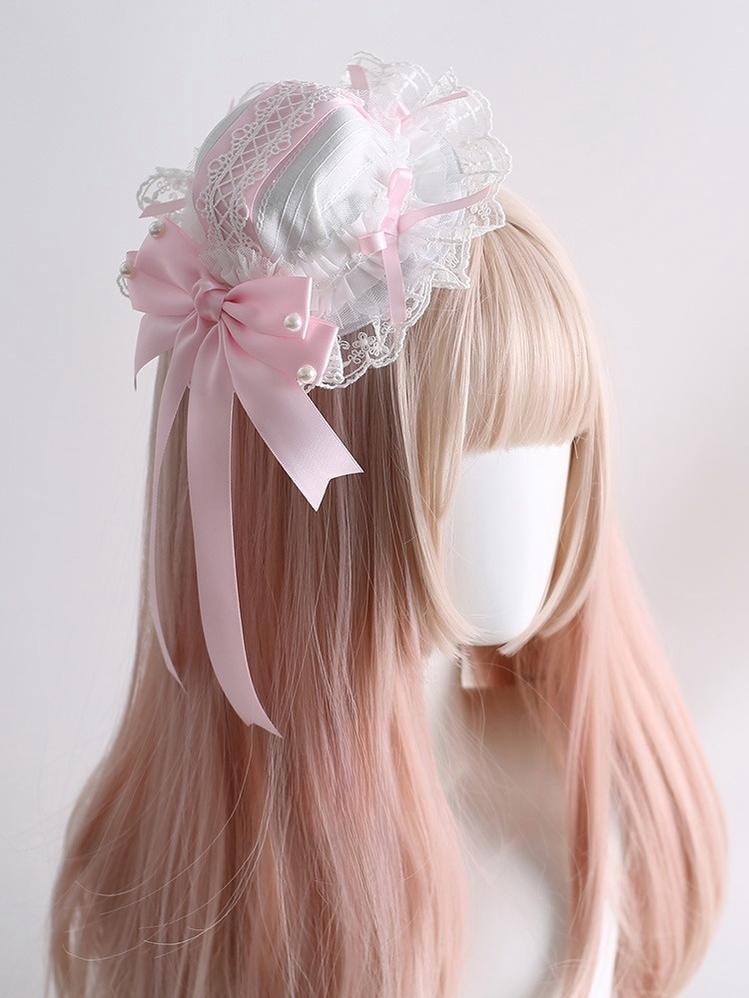 Xiaogui~Sweet Lolita Headdress Doll Lolita Accessories Small top hat only