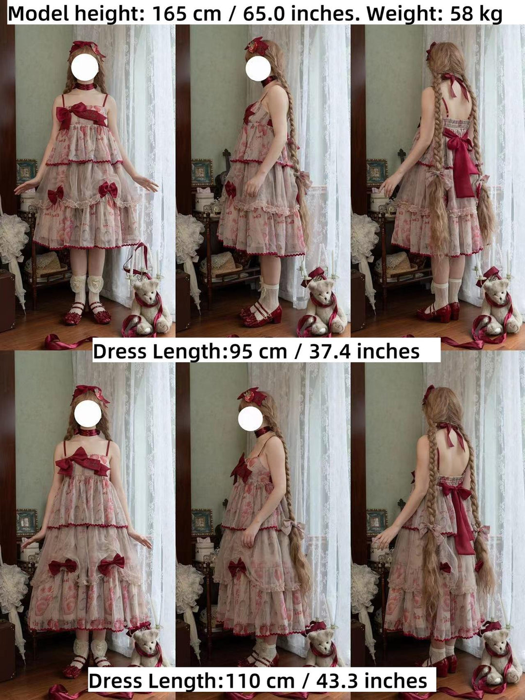 Babyblue~Strawberry Box~Sweet Lolita JSK With Strawberry Print 42972:760747