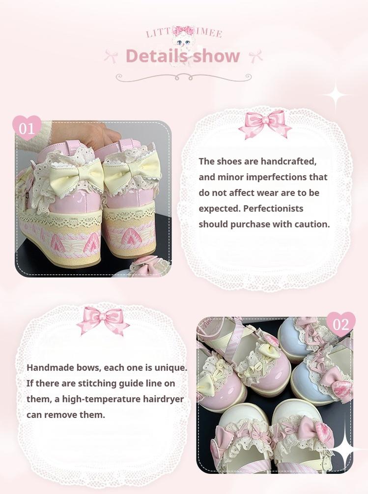 Aimee~Sweet Lolita Shoes High Platform Lolita Shoes 40994:683158