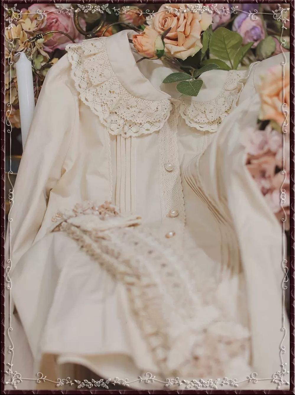 Tiny Garden - Cotton Retro Lace Lolita Blouse