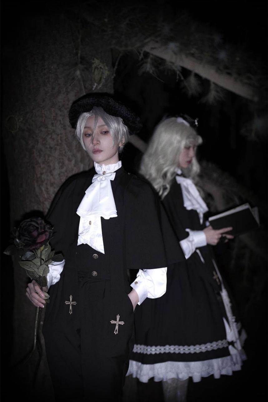 CastleToo~Holy Academy~Gothic Lolita Prince Skirt Set