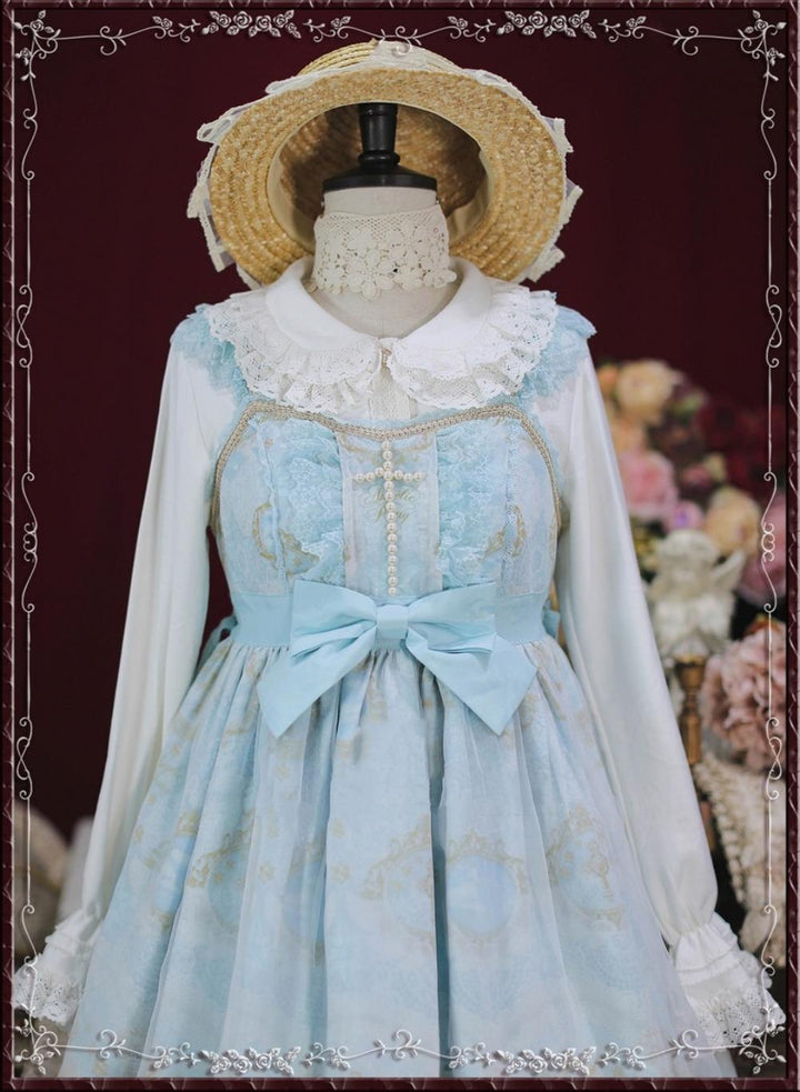 Tiny Garden~Cotton Retro Lace Lolita Blouse 686:591566