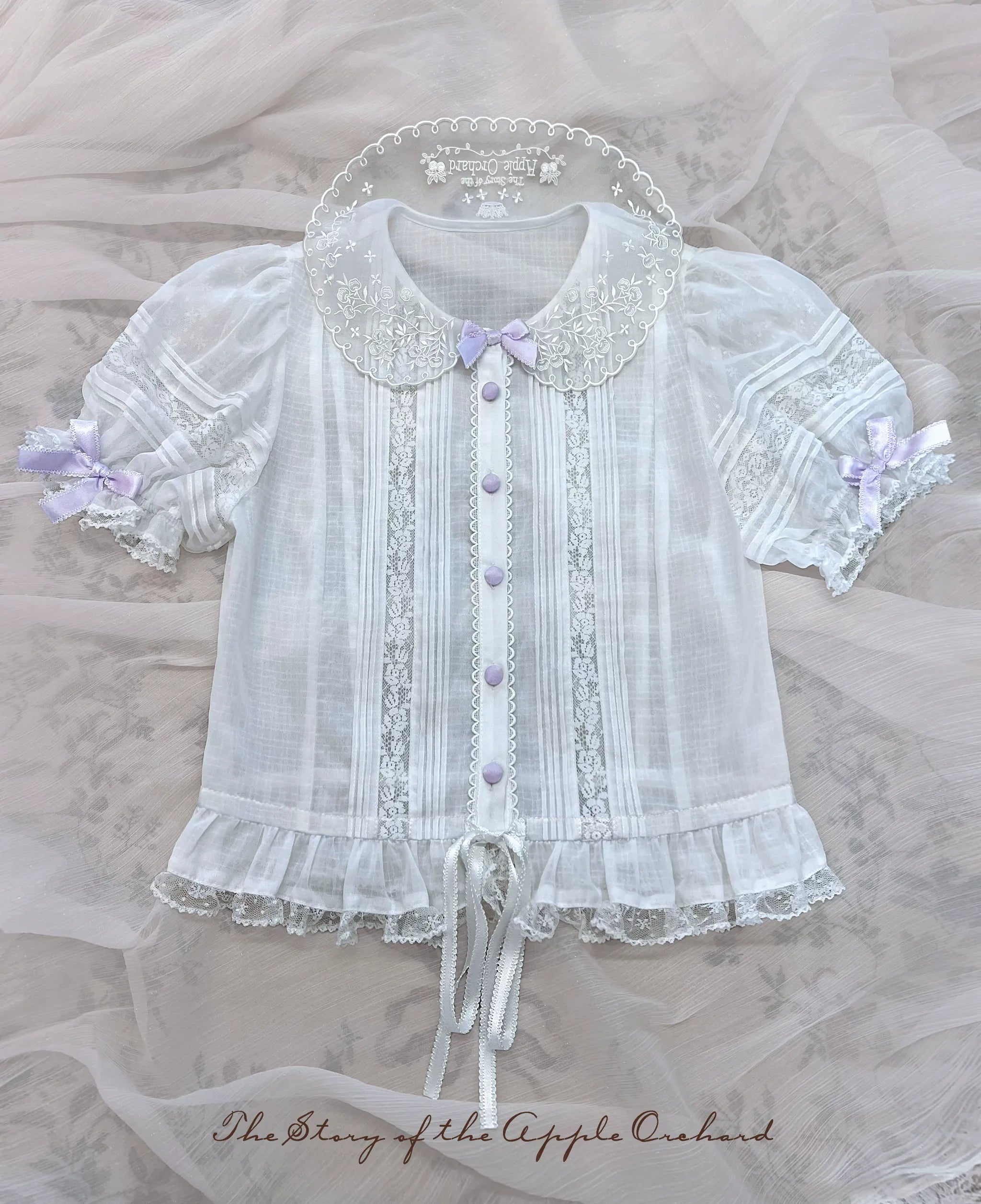 Puppet Show - Doll-like Lolita Embroidered Collar JSK, Puppet Show Print (2XL L M S XL) 45823:864725