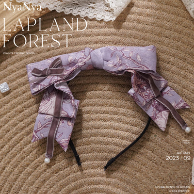 (Buyforme)NyaNya~ Lapland Forest~ Lolita Elegant Vintage Floral JSK OP Dress Pre-order (4-5 months before shipping ) Free size cloth KC-light purple