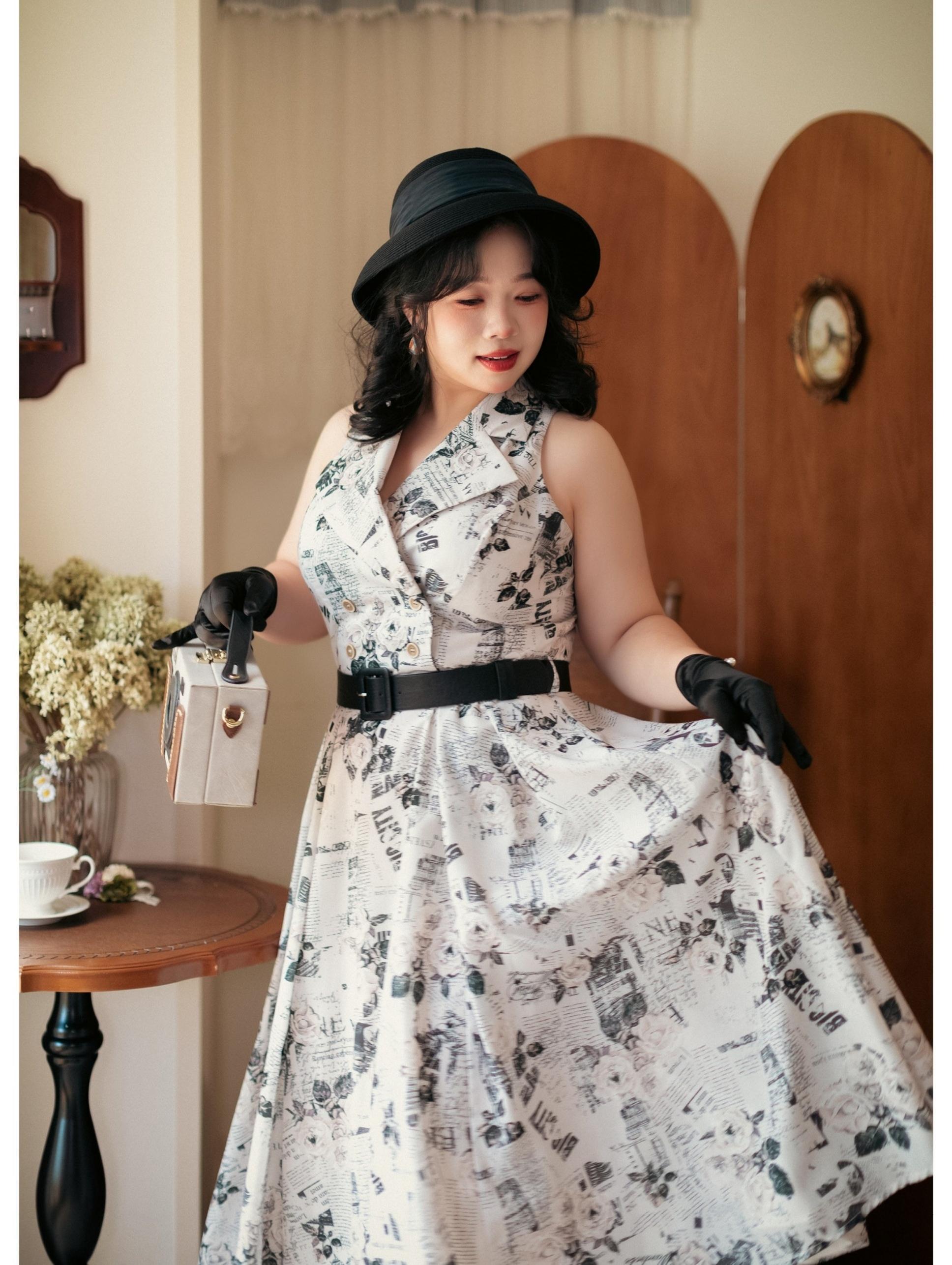 Forest Wardrobe - Afternoon Forest - Vintage Lolita Halter-neck JSK Dress in French Style