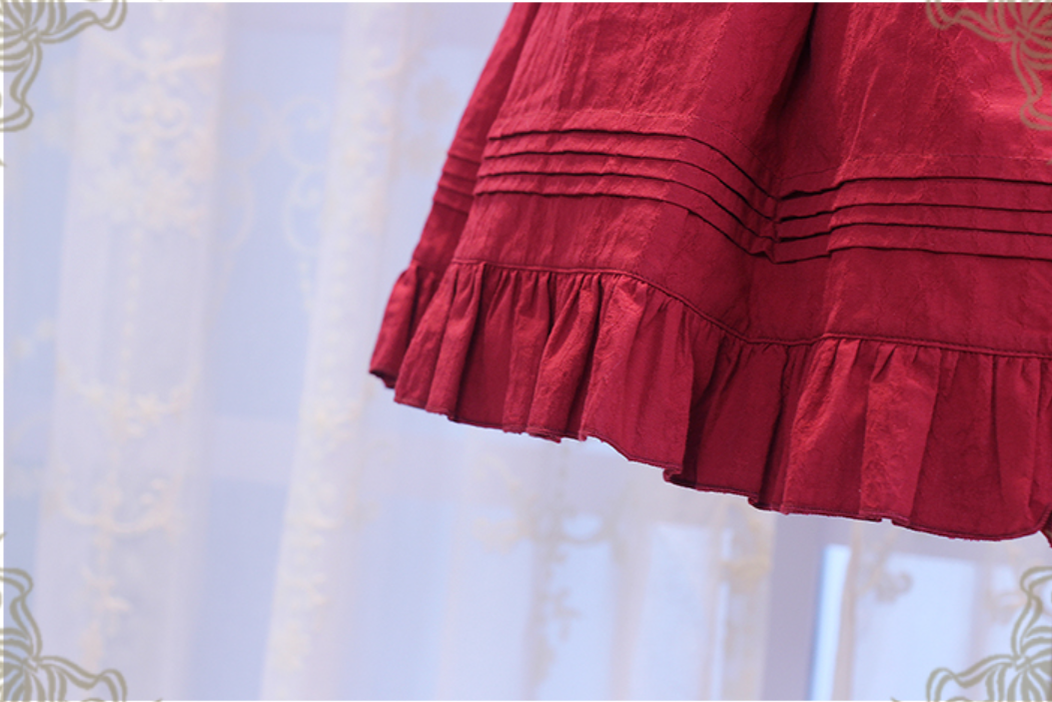 Chess Story~Vintage Lolita Long Sleeve OP Dress 14970:218782