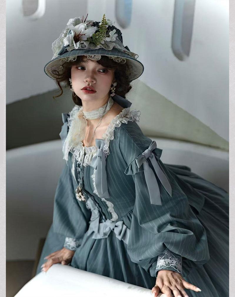 Moon gazing Lily - Classic Lolita Faux Lily Accessories 45251:842296