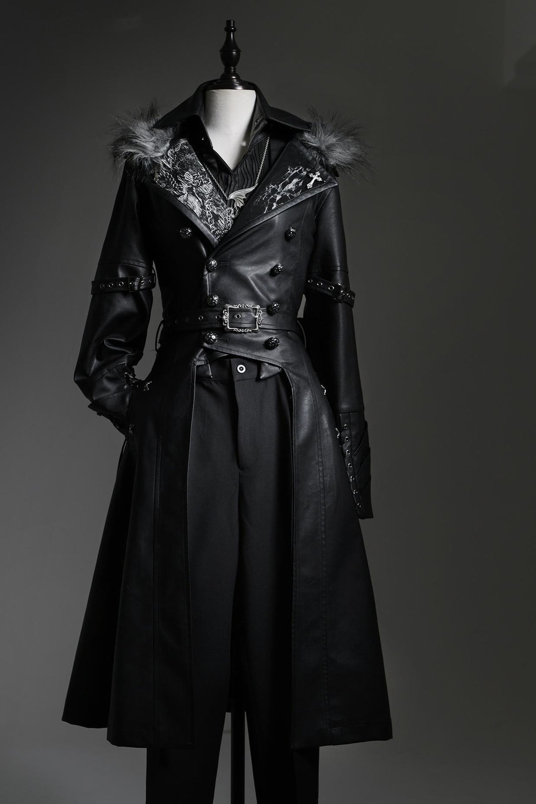 Lilith House~WYRM Breath~Ouji Lolita Coat Handsome Slim Windbreaker   