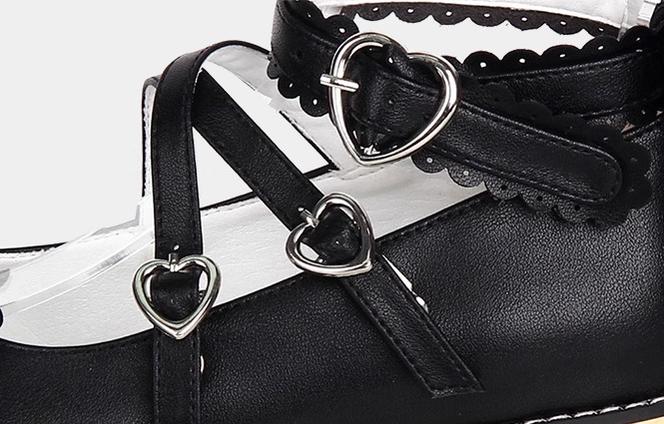 Angelic Imprint - Princess Lolita Platform Shoes, Wood Grain Sole 42465:798188