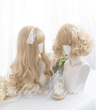 Alicegarden~Kawaii Casual Lolita Blonde Curly Wig   