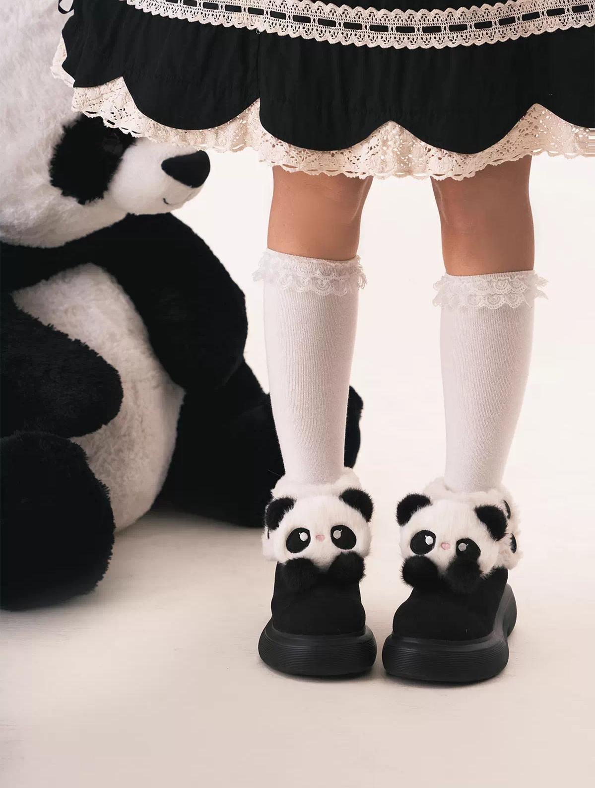Sheep Puff - Fluffy Zoo - Fluffy Sweet Lolita Snow Boots, Animal Decorations 44263:801756