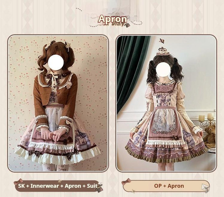 Spireme Cat~Doll Diary~Kawaii Lolita Dress Suit Doll-like Dress