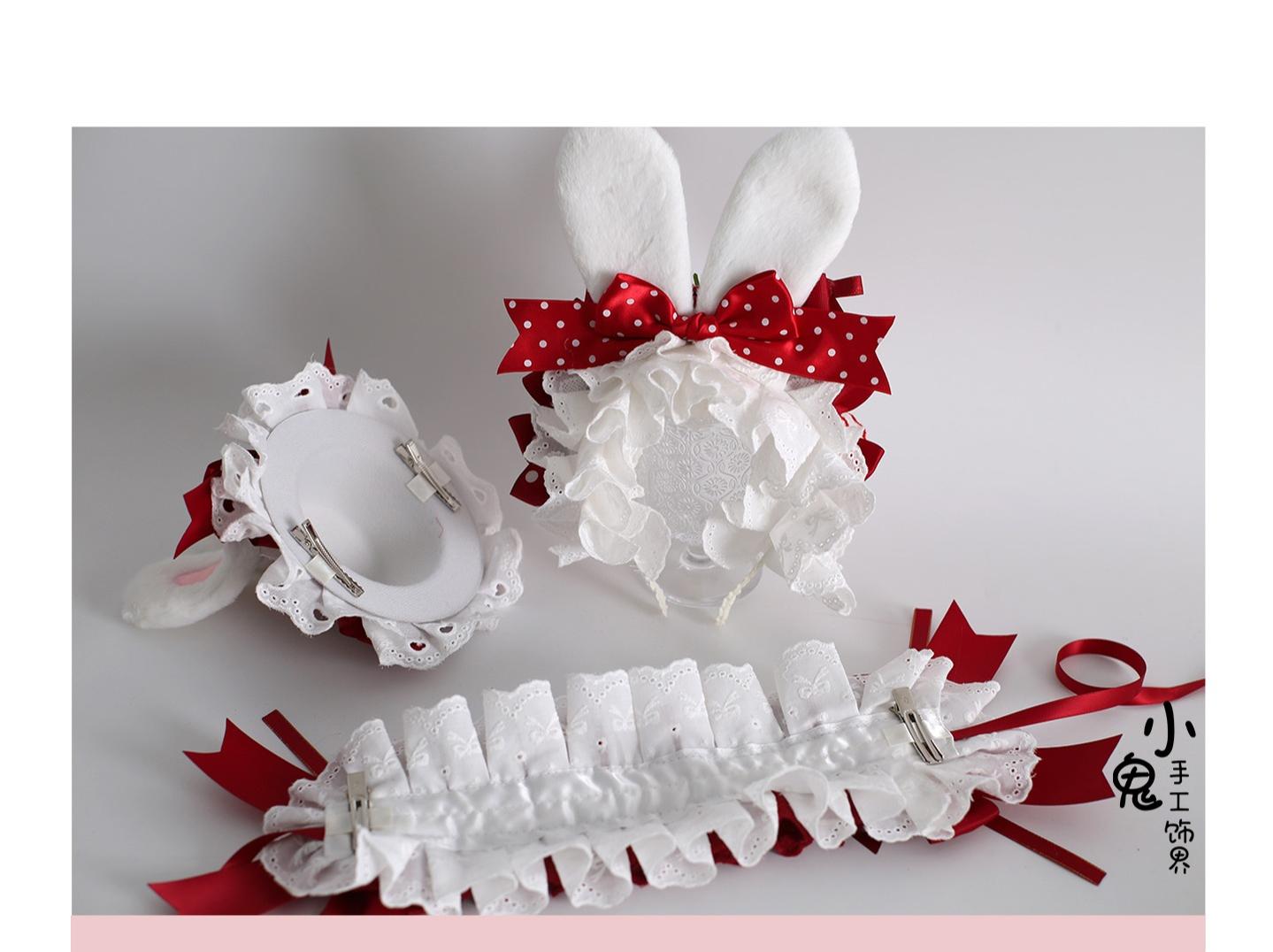 Xiaogui - Sweet Lolita Headdress, Shapeable Bunny Ear 44179:797858