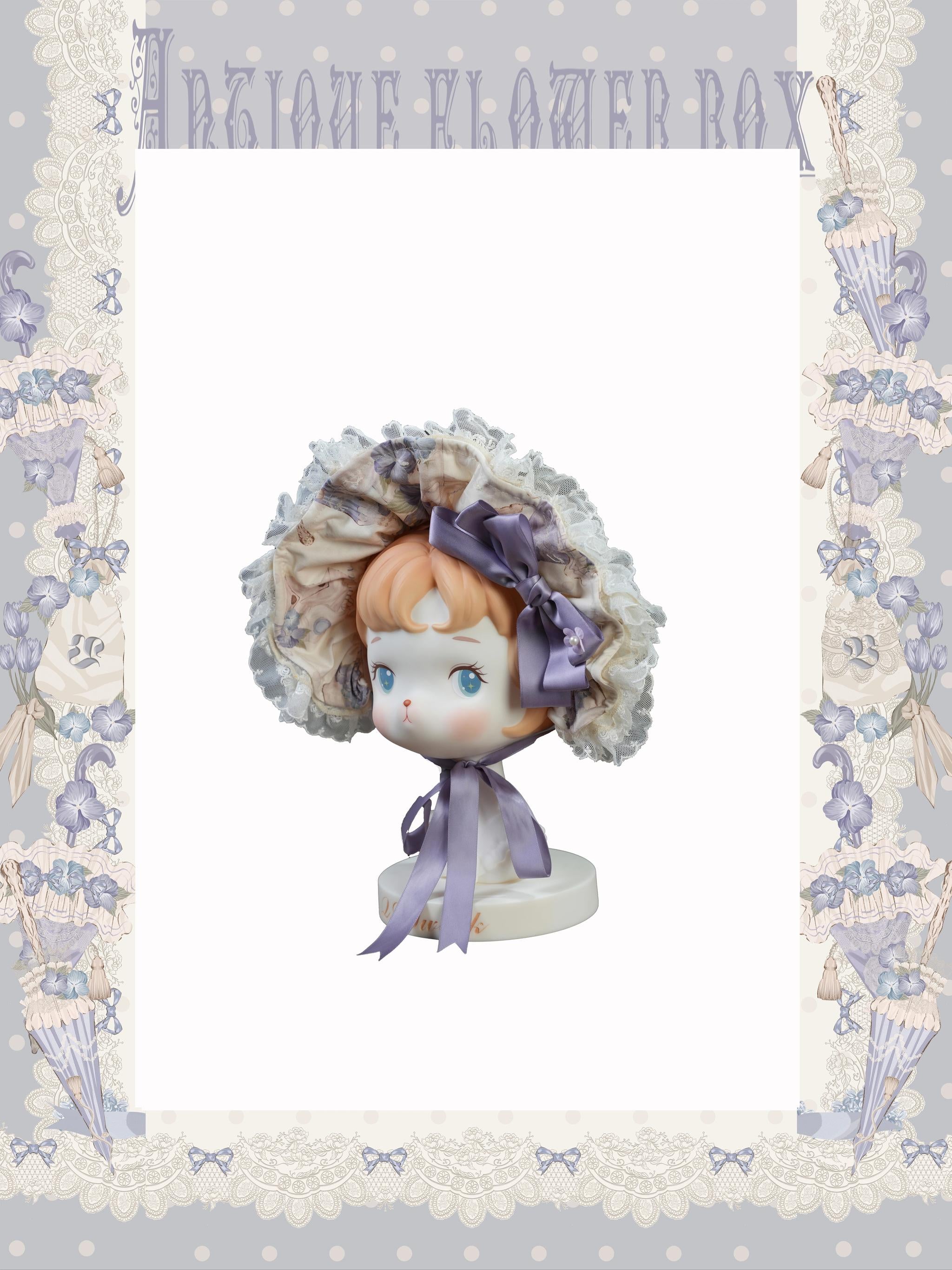 NanShengGe - Purple Memoirs - Floral Themed Classic Lolita Accessory BNT One Size