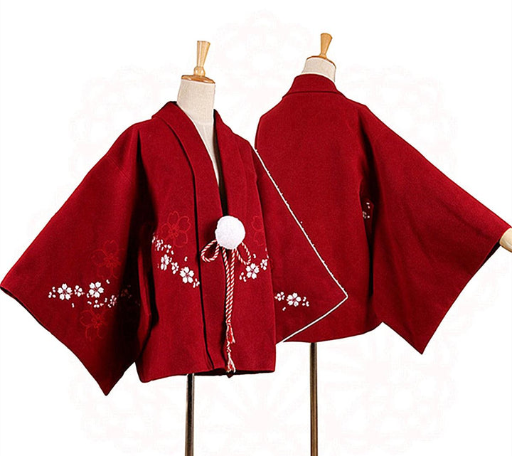 Red Maria~Wa Lolita Coat Red Embroidery Woolen Winter Coat 19690:419346