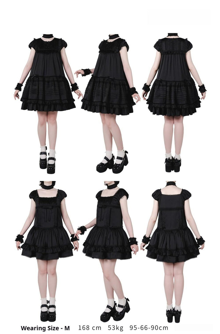 Kuroya~Dreamcatcher~Twin Lolita OP Set Bunny & Kitty Inspired Dress Suit 42987:761337
