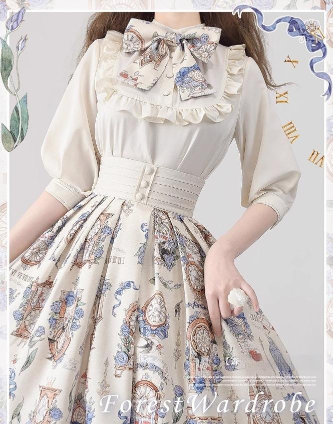 Forest Wardrobe~Eternal Echo~Sweet Lolita Skirt Classic Daily Lolita Blouse 20198:638290