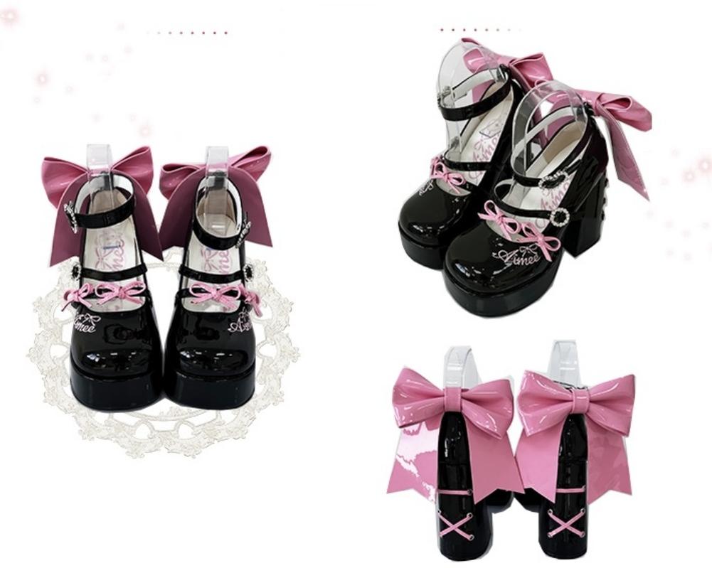(BFM)Aimee~Barbie Girl Y2K High Heels in 4 Colors   