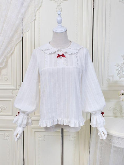 42Lolita Clearance Items Collection #4-White blouse from brand Alice Girl, size XL  
