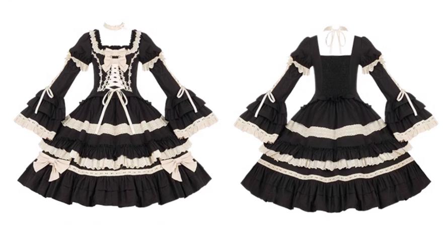 (BFM)With PUJI~Chapter Seven~Spring Cotton Lolita OP Dress Doll-Like Dress   
