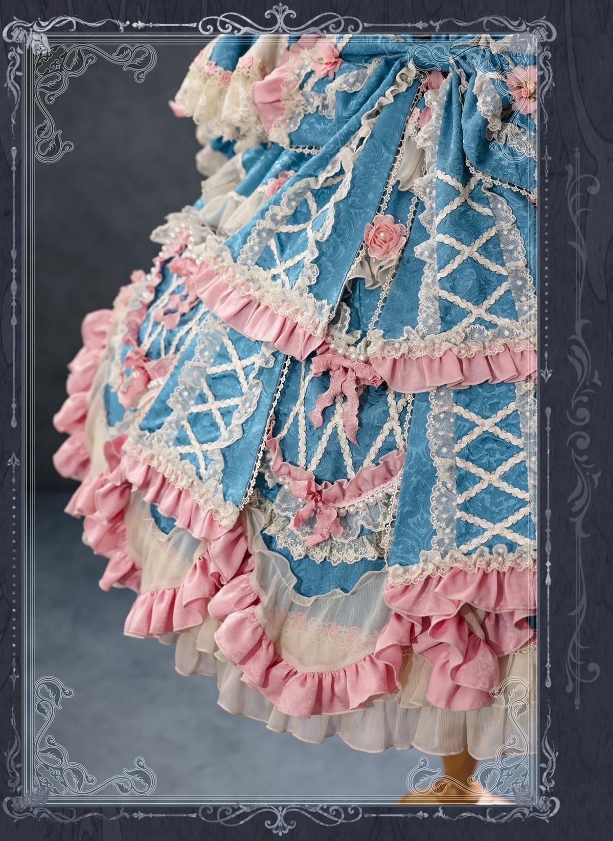 Bramble Rose - Antique Cake - Vintage Lolita OP Princess Dress Gorgeous Lolita Outfit 41536:701740
