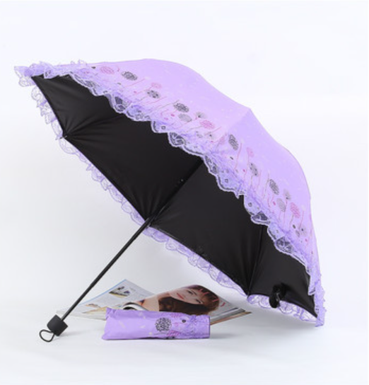 Qiteng~Daily Lolita Lace Princess Sunshade Parasol   