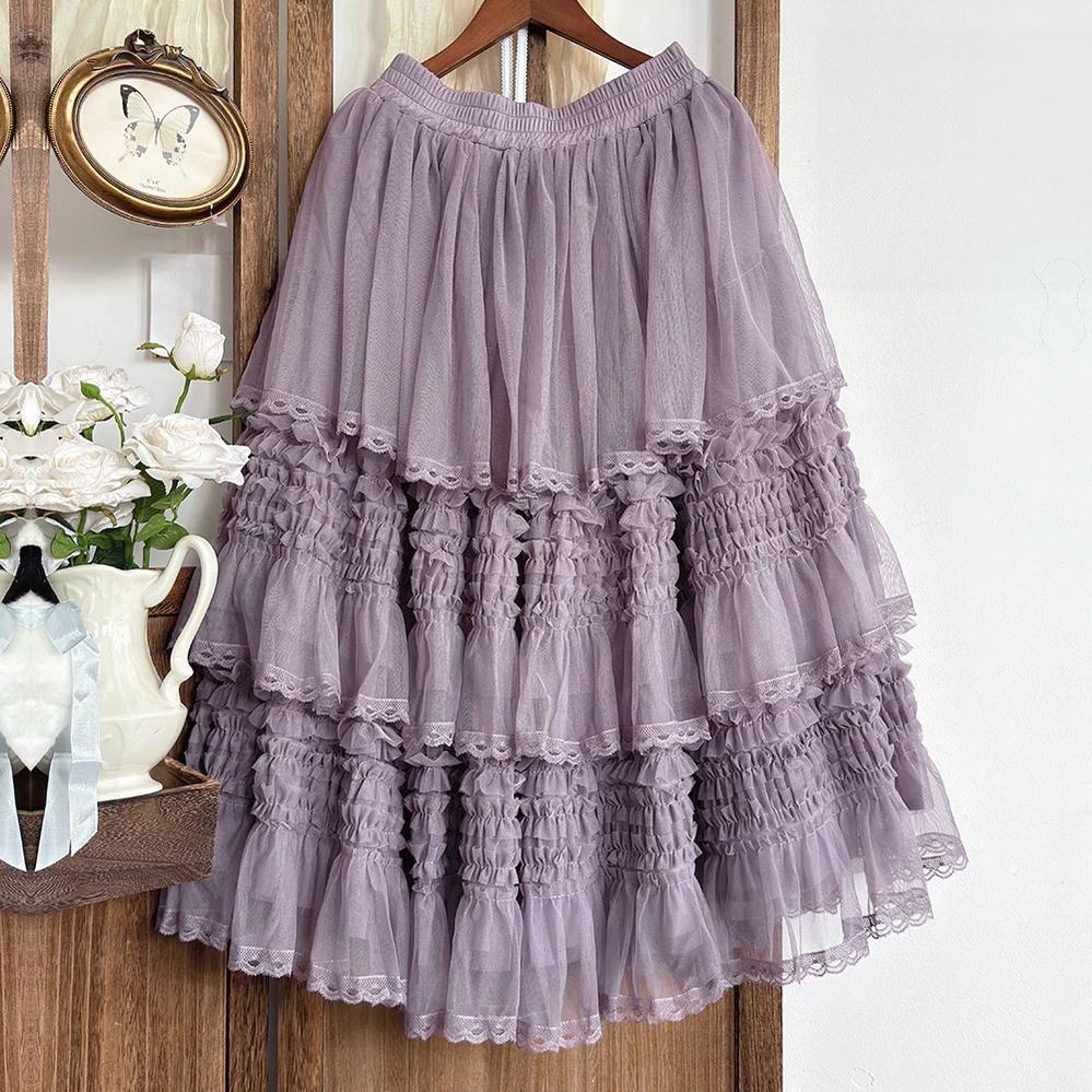 Glass Floral Garden - Classic Lolita Blouse and SK Set, Butterfly Embroidered 45978:870311